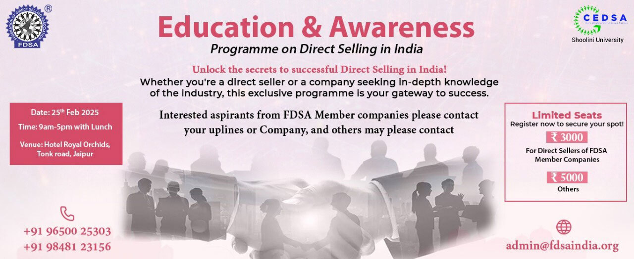 Education and Awareness  Programme on Direct Selling in India